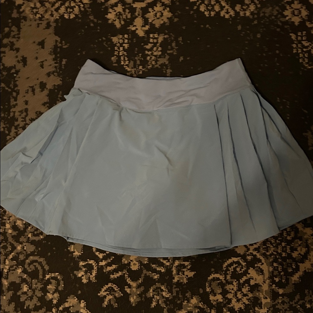 Lululemon Athletica Light Blue Skater Skirt